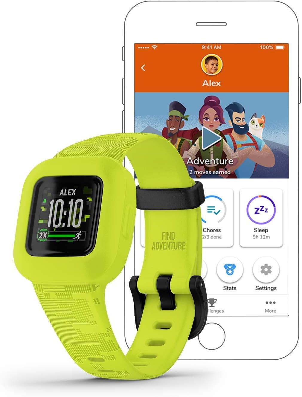 Garmin Vivofit Jr. 3 Fitness Tracker for Kids Junior 3 Digi Camo Green - Newly Overhauled