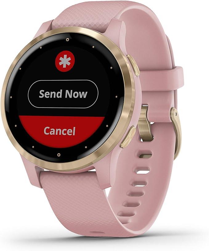 Garmin Vivoactive 4s HR GPS Sports Watch Dust Gold Newly Overhauled