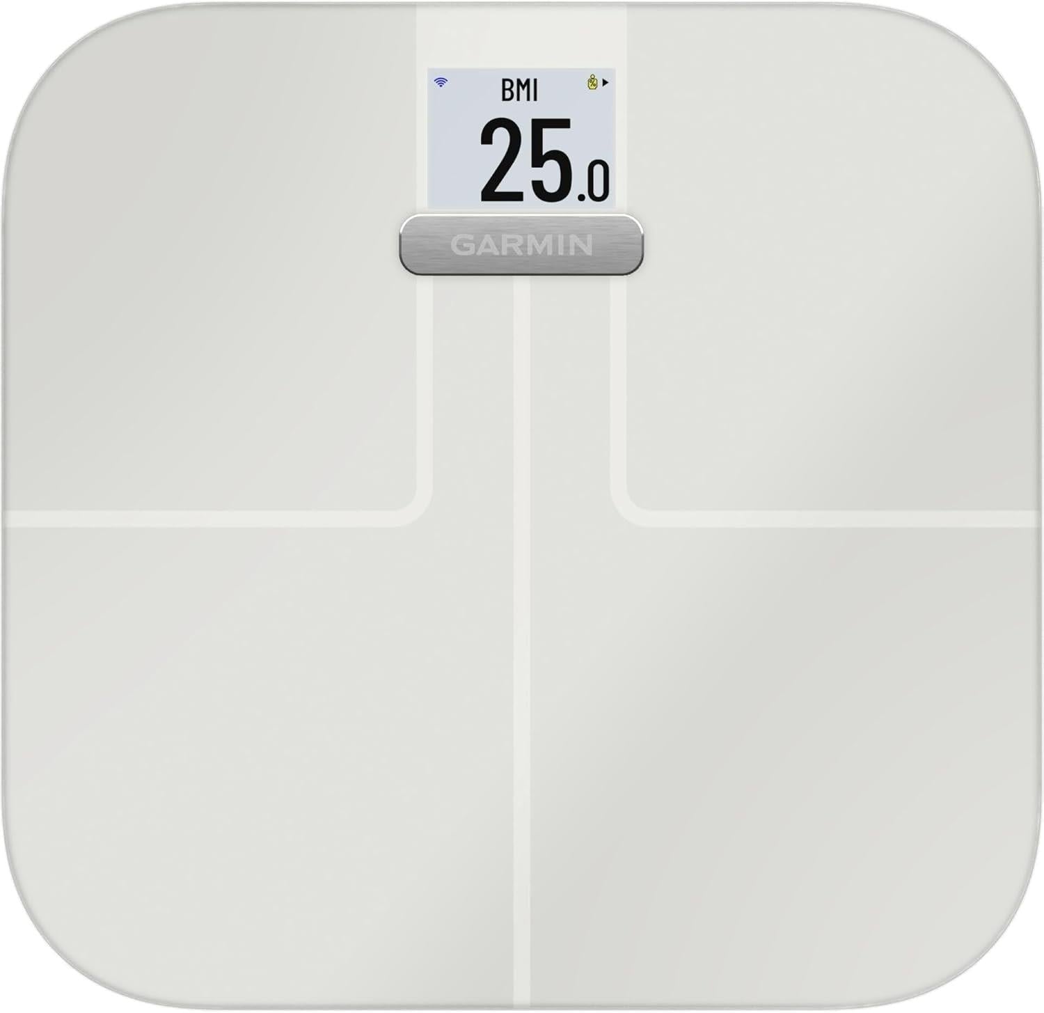 Garmin Index S2 Smart Bathroom Scale Body Weight - White Newly Overhauled