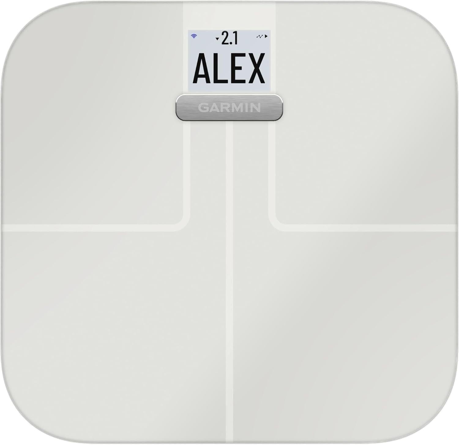 Garmin Index S2 Smart Bathroom Scale Body Weight - White Newly Overhauled