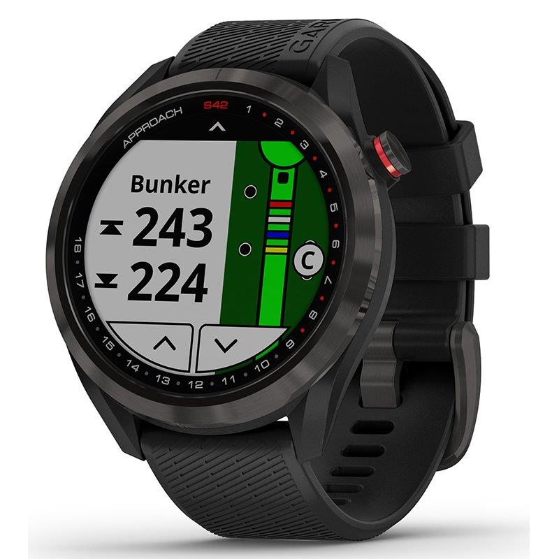 Garmin Approach S42 Golf Watch Sports GPS - Carbon Grey Newly Overhauled