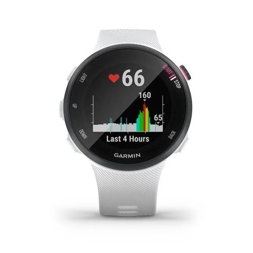 Garmin Forerunner 45s GPS Heart Rate Sports Running Watch White Newly Overhauled