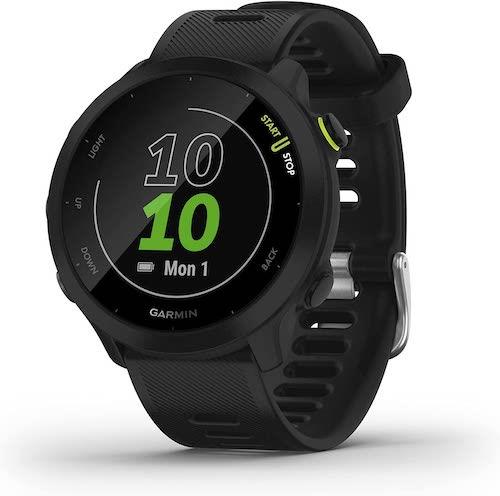 Garmin Forerunner 55 GPS Running Smartwatch Fitness Tracker - Black Newly Overhauled