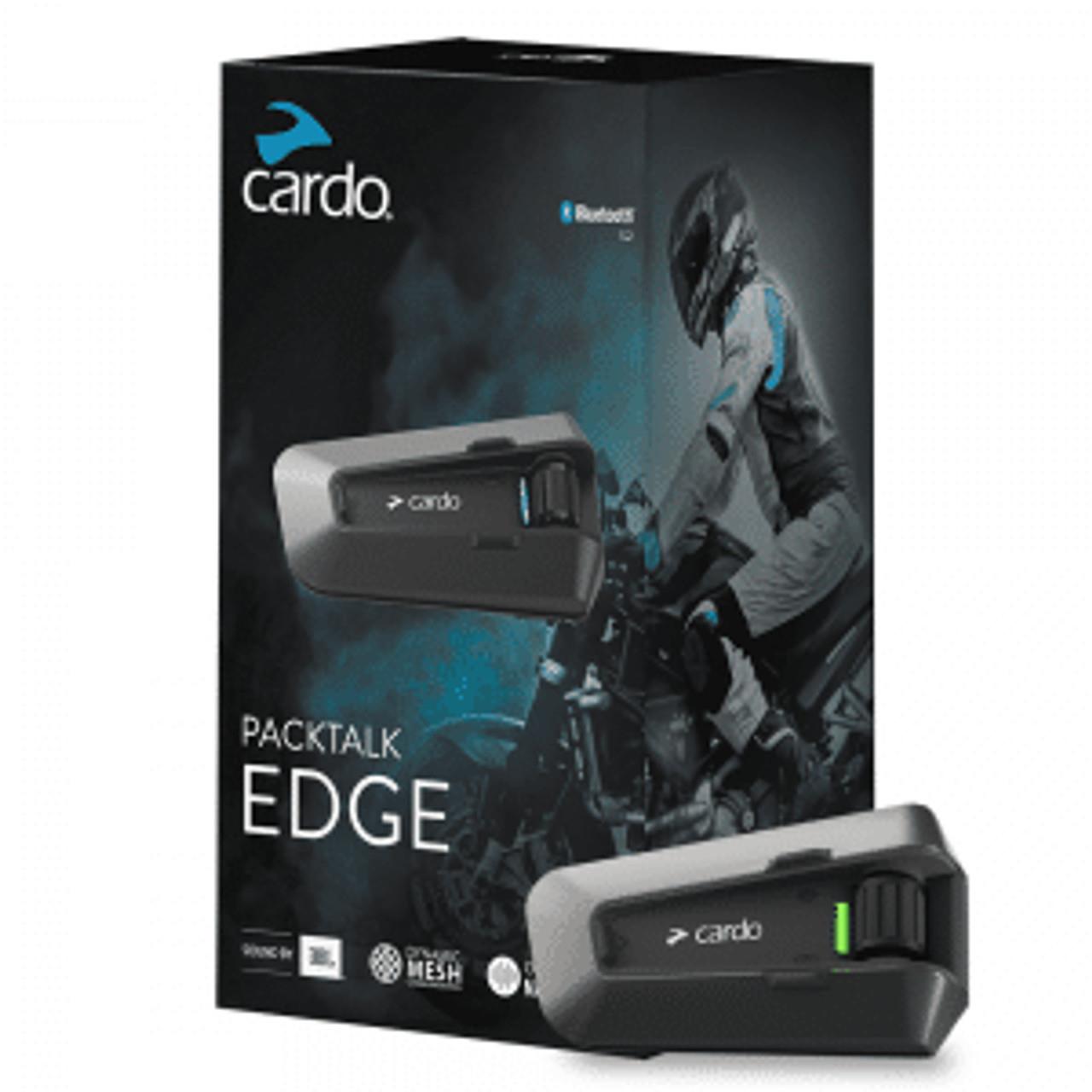 Cardo Scala Rider Packtalk Edge Solo Bike to Bike Bluetooth Intercom S