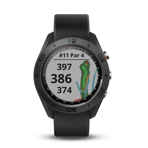 Garmin Approach S60 Golf Rangefinder GPS Golf Watch Black Newly Overhauled