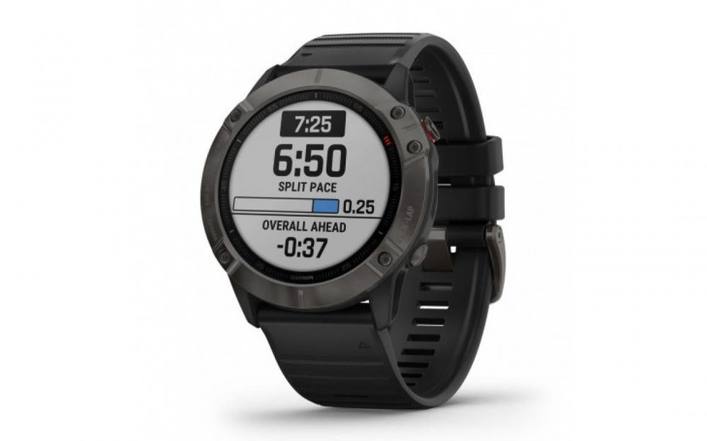 Garmin Fenix 6X Pro Sapphire Carbon Grey DLC Music Watch - Newly Overhauled