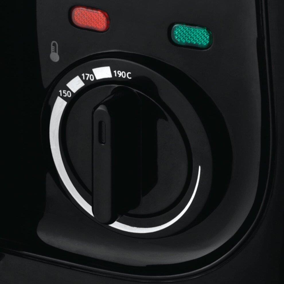 Russell Hobbs Maxi Deep Fryer 2.5L Oil 1Kg Food Capacity Black - 24570