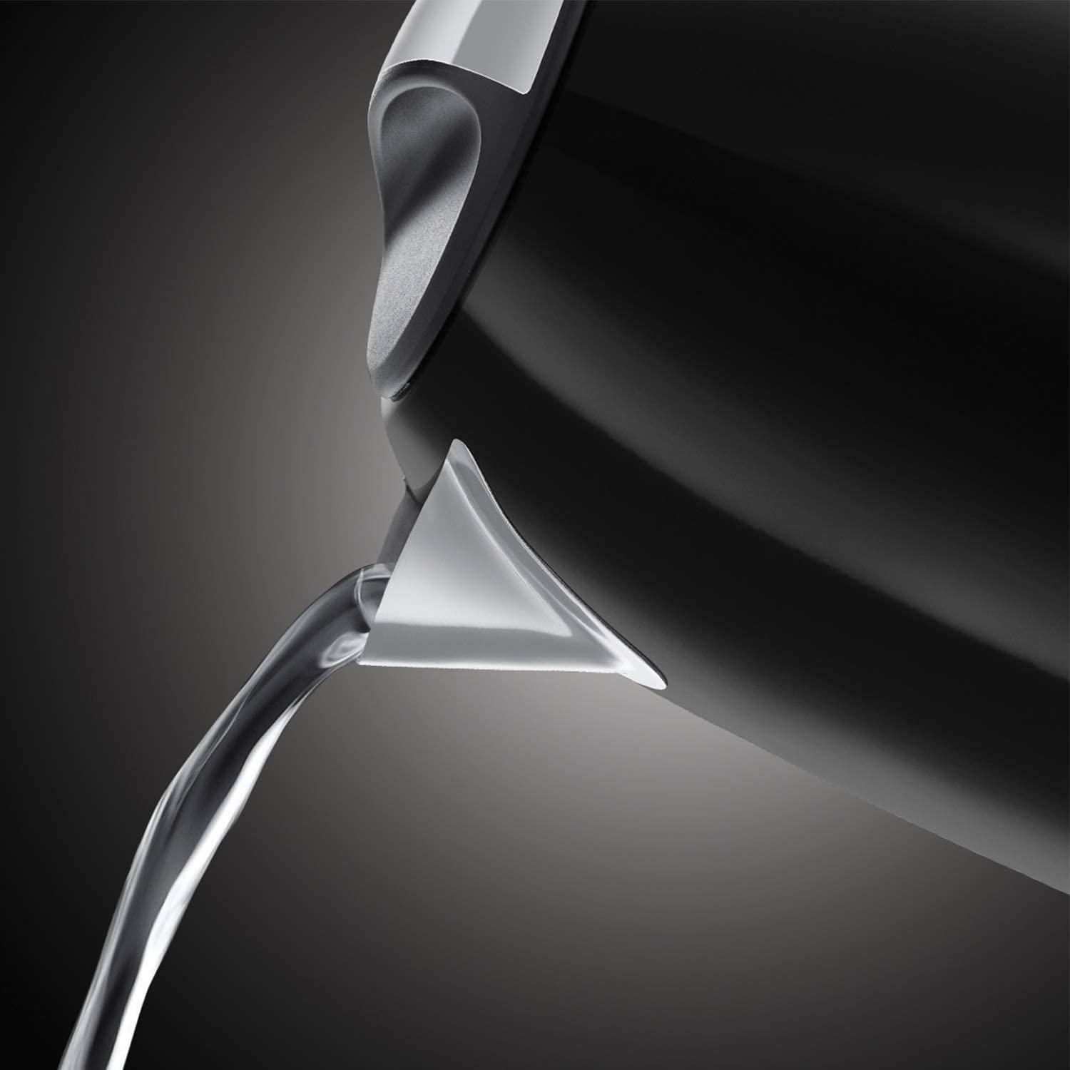 Russell Hobbs Electric Kettle Stainless Steel Jug 1.7 Litre Colours Plus Black - 20413