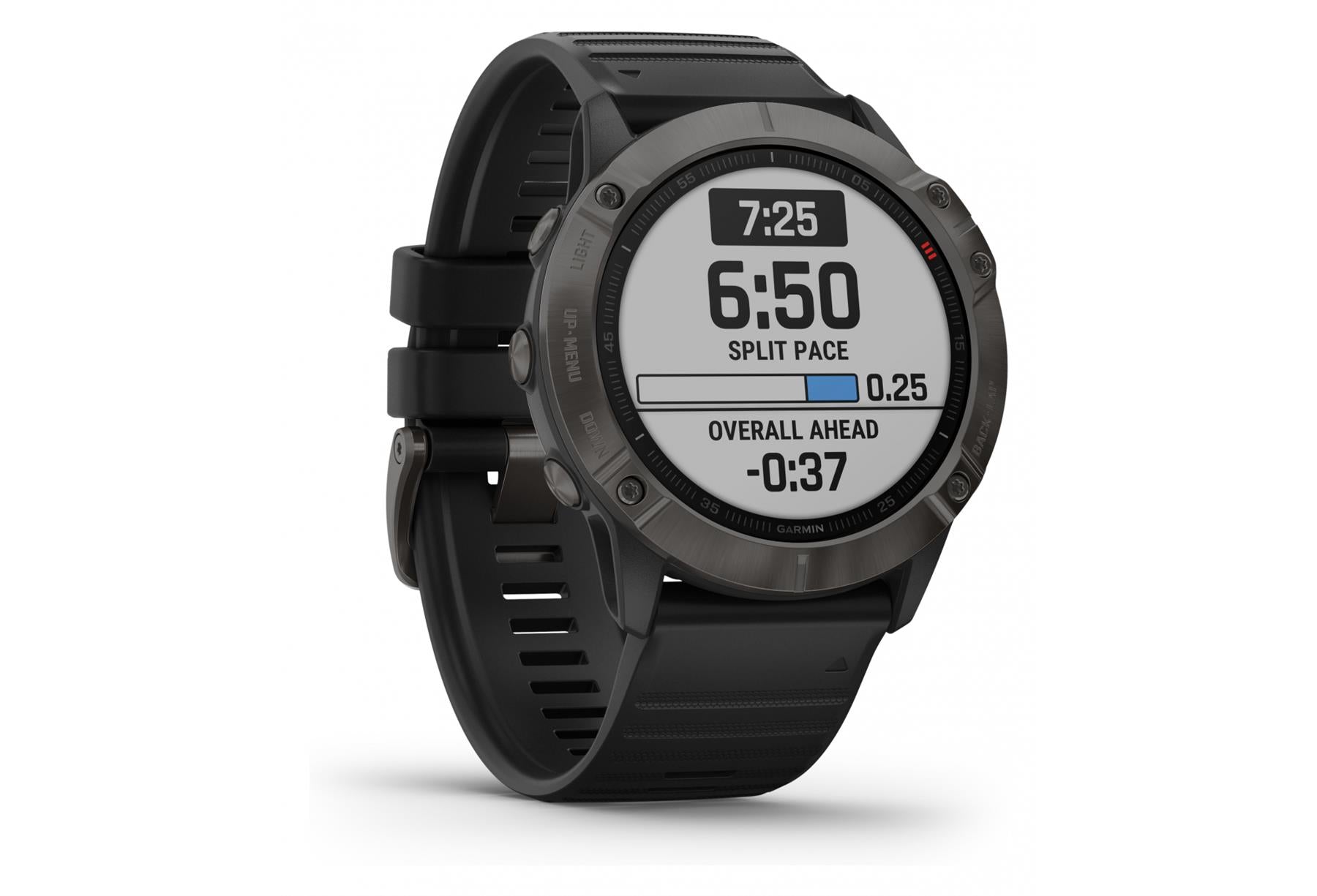 Garmin Fenix 6 Pro Sapphire Carbon Grey DLC GPS Watch Newly Overhauled