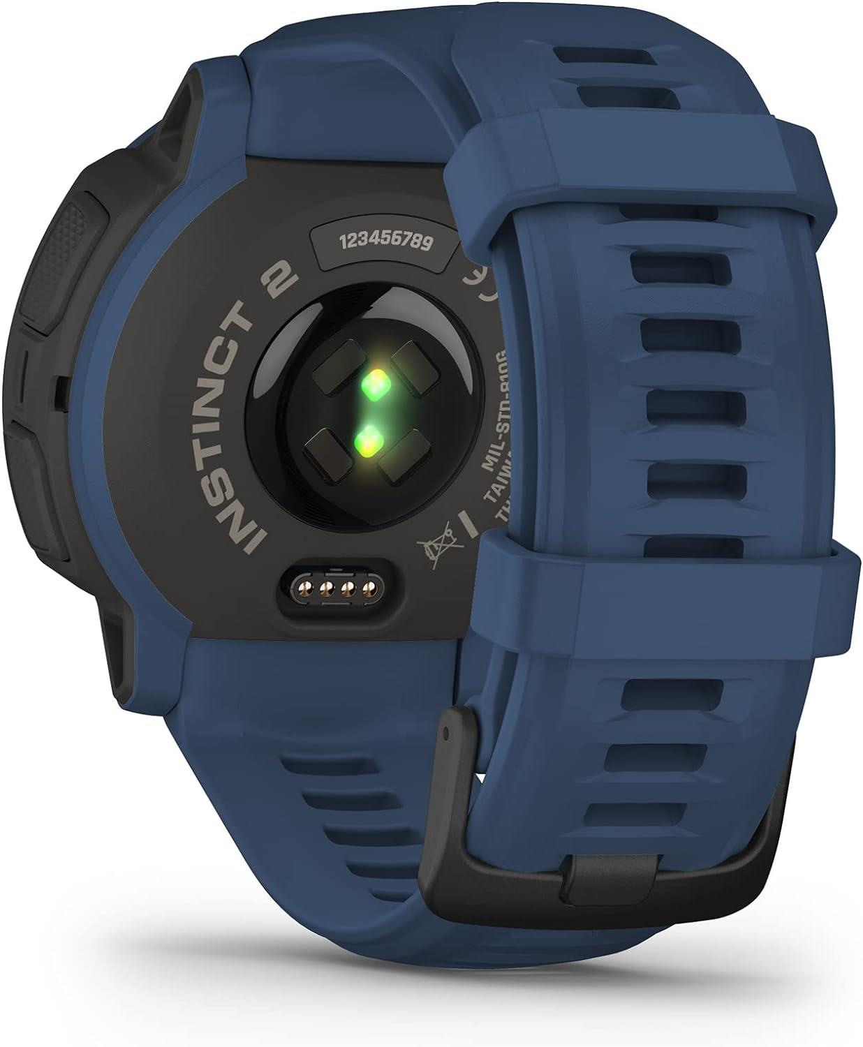 Garmin Instinct 2 Solar Edition GPS HRM Watch - Tidal Blue Newly Overhauled