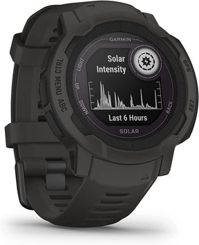 Garmin Instinct 2 Solar Rugged GPS Smartwatch Heart Rate Monitor - Graphite