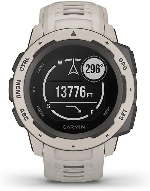 Garmin Instinct Waterproof GPS Multisport Smart Watch Heart Rate Monitor - Tundra