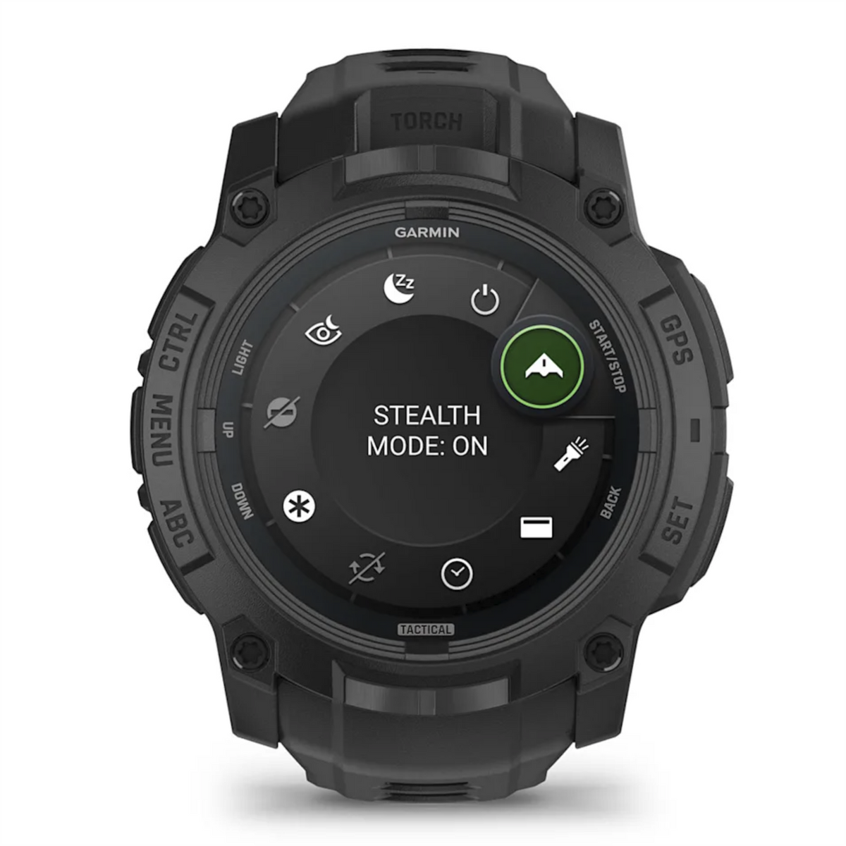 Garmin Instinct 3 Tactical Rugged GPS Sports Watch AMOLED Screen 50mm - Black