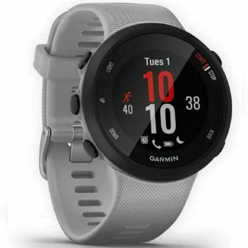 Garmin Forerunner 45 Plus GPS Running Smartwatch Fitness Tracker - Powder Grey
