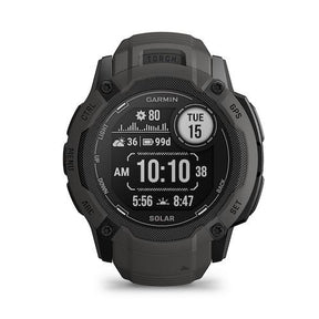 Garmin Instinct 2X Solar Rugged GPS Smartwatch Sports Watch - Graphite Newly Overhauled