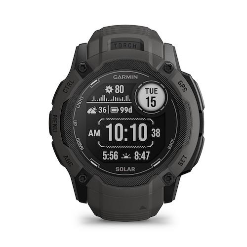 Garmin Instinct 2X Solar Rugged GPS Smartwatch Sports Watch - Graphite Newly Overhauled