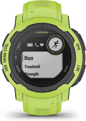 Garmin Instinct 2 Rugged GPS Smartwatch Heart Rate Monitor - Electric Lime