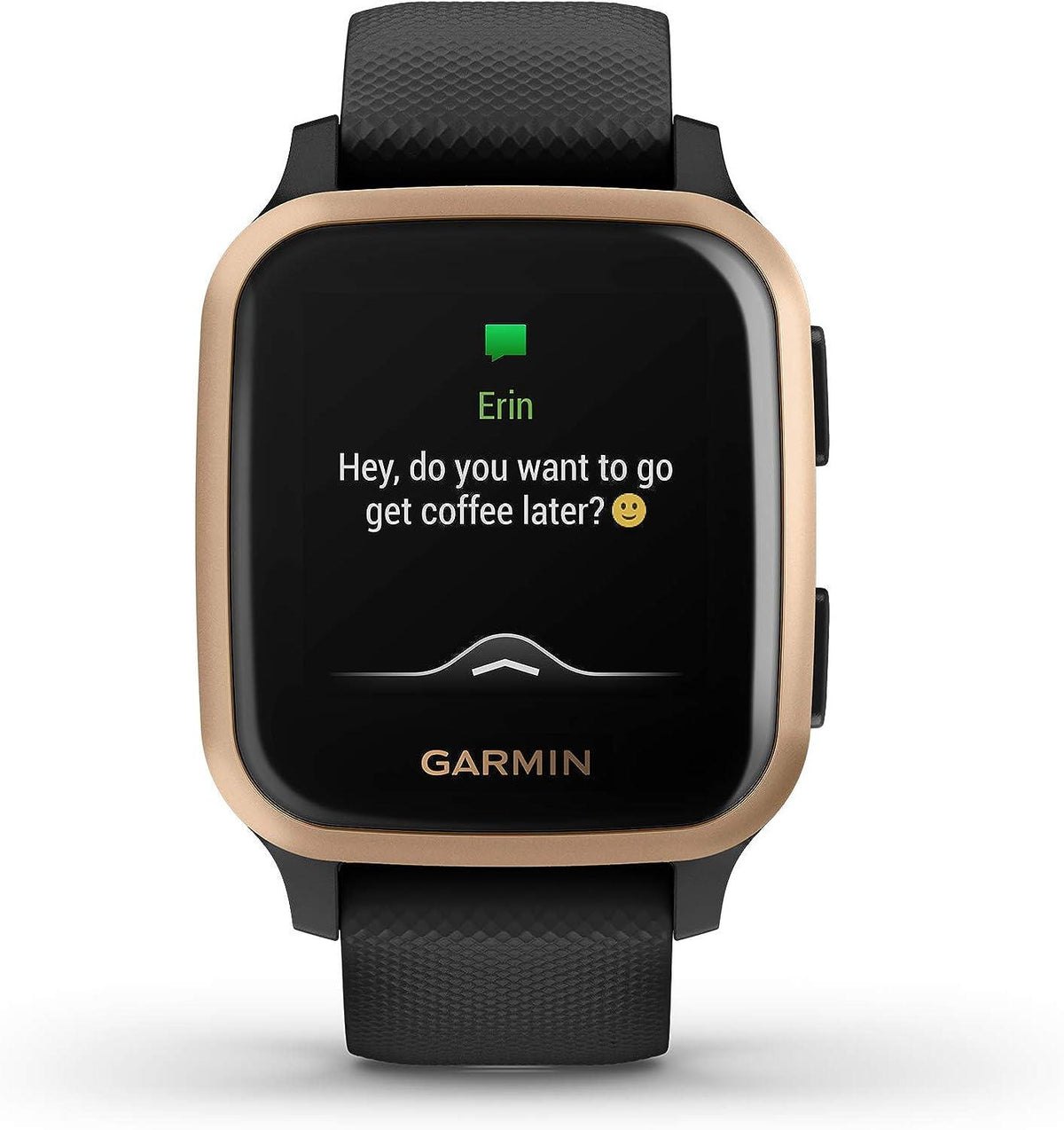 Garmin Venu Sq Music GPS Smartwatch Monitor Watch - Rose Gold Newly Overhauled