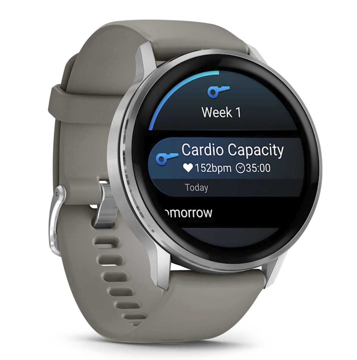Garmin Venu 4 Premium GPS Sports Watch AMOLED Flashlight 45mm - Silver Grey