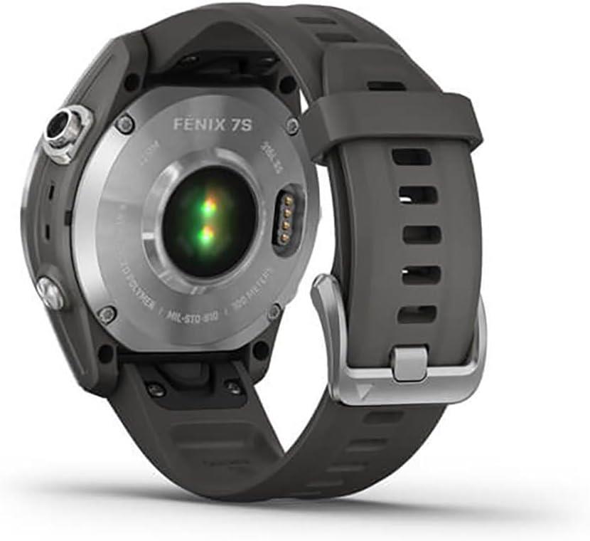 Garmin Fenix 7s Multisport GPS Sports Watch 42mm Silver & Graphite