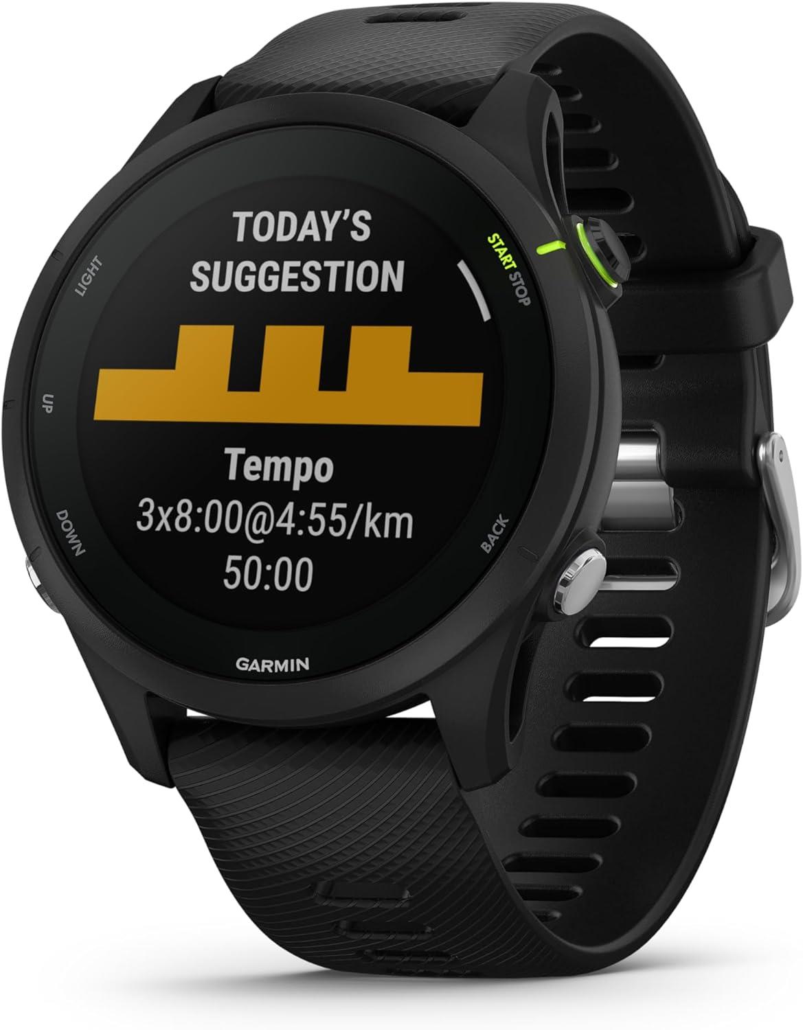 Garmin Forerunner 255s Music GPS Sports Watch Black Newly Overhauled