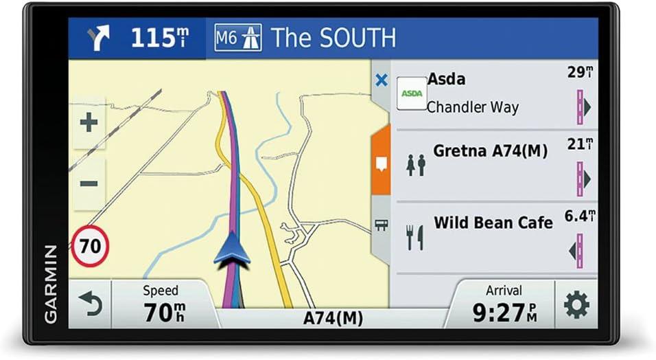 Garmin DriveSmart 61LMT-D Sat Nav Traffic UK & Europe Maps Newly Overhauled