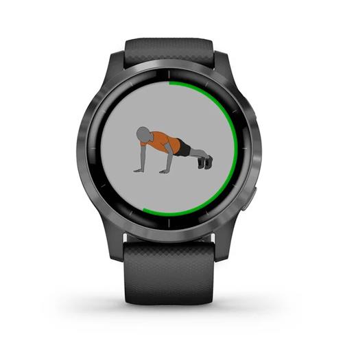 Garmin Vivoactive 4 Multisport GPS Sports Watch Heart Rate Monitor - Black Slate