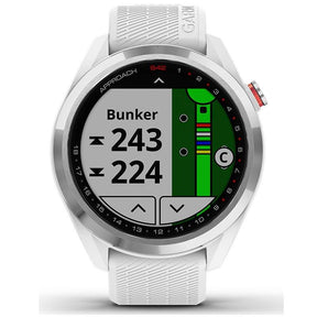 Garmin Approach S42 Golf Watch Rangefinder Sports GPS - Silver White