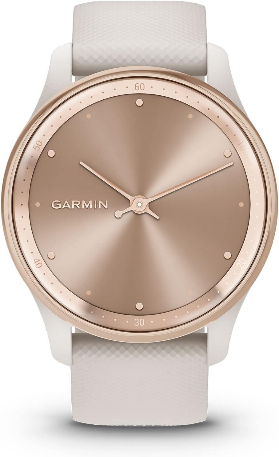 Garmin Vivomove Trend Stylish Activity Monitor Sports Watch White Cream