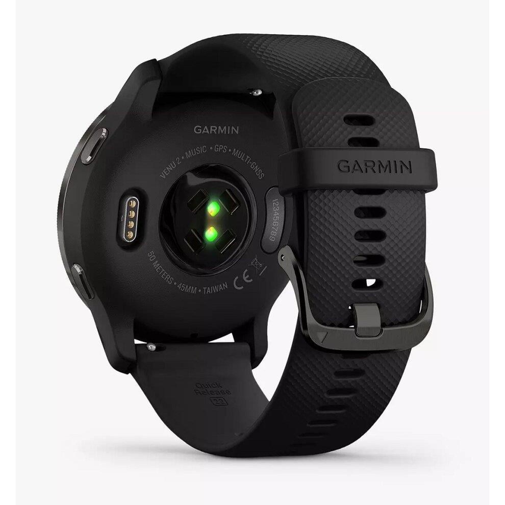 Garmin Venu 2 Smartwatch Heart Rate Monitor GPS Watch - Black Newly Overhauled