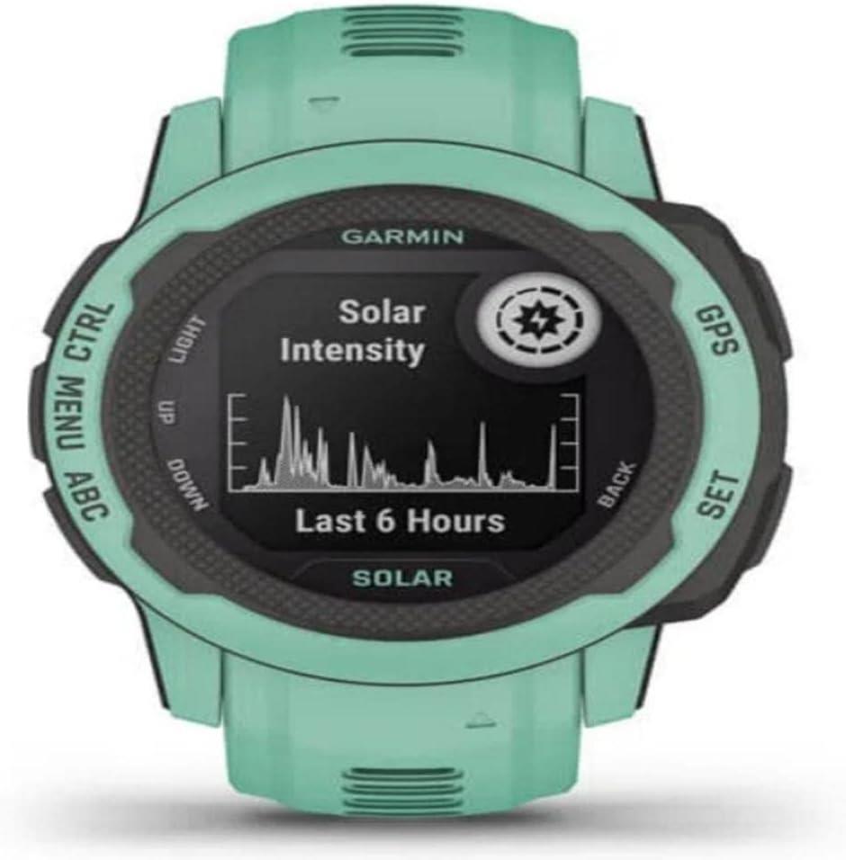 Garmin Instinct 2S Solar Rugged GPS Smartwatch Heart Rate Monitor Neo Topic Newly Overhauled