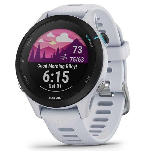 Garmin Forerunner 255s Music Running GPS Sports Watch Whitestone Newly Overhauled