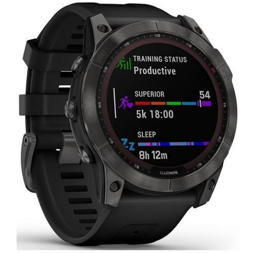 Garmin Fenix 7X Sapphire Solar GPS Watch 51MM Slate Newly Overhauled