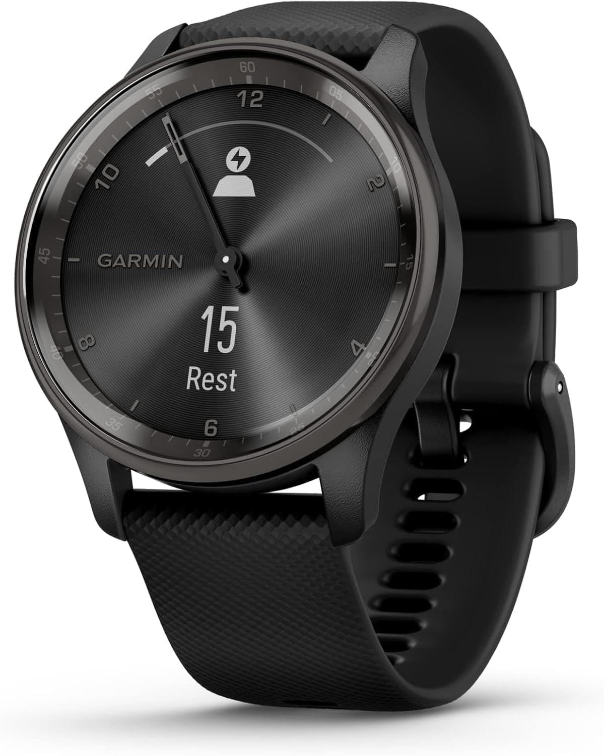 Garmin Vivomove Trend Stylish Activity Monitor Sports Watch - Black