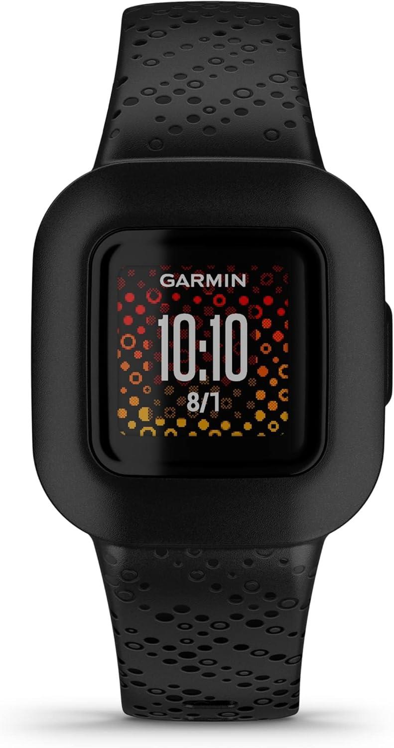 Garmin Vivofit Jr. 3 Fitness Tracker for Kids Junior 3 Cosmic Black Newly Overhauled