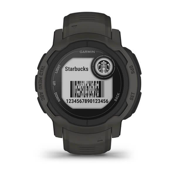 Garmin Instinct 2 Rugged GPS Watch Heart Rate Monitor - Graphite Newly Overhauled