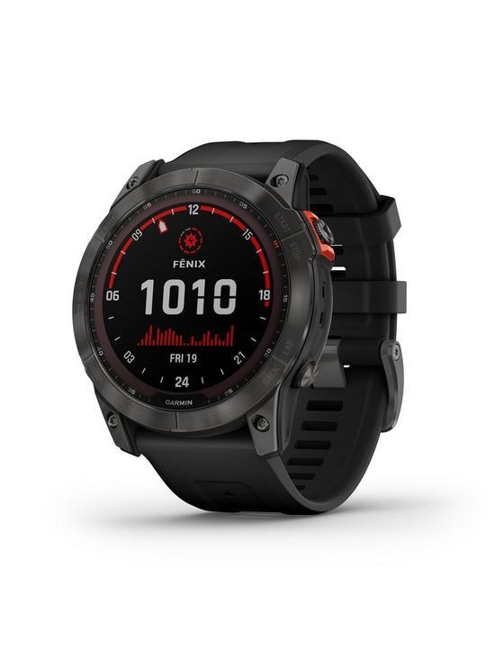 Garmin Fenix 7X Sapphire Solar GPS Watch 51MM Slate Newly Overhauled