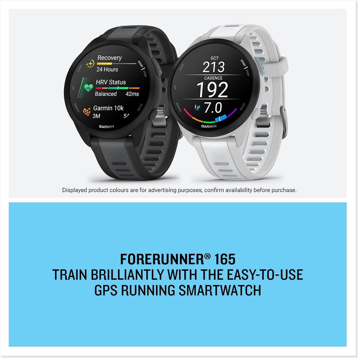 Garmin Forerunner 165 Music Running Smartwatch GPS Heart Rate - Berry Lilac