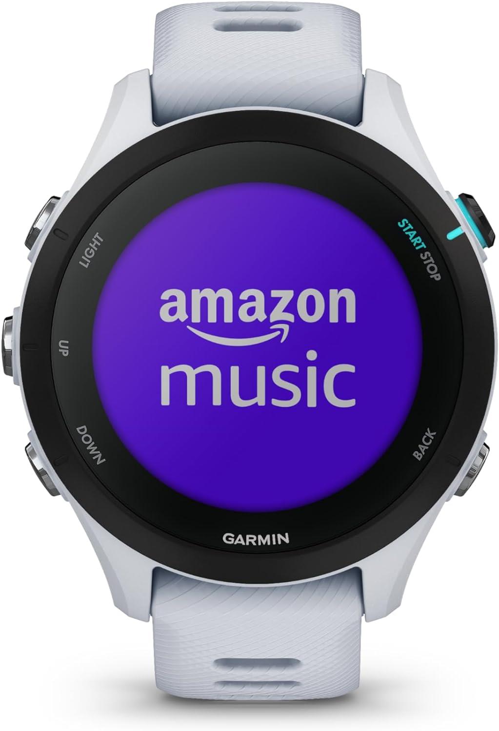 Garmin Forerunner 255s Music GPS Sports Watch White Newly Overhauled