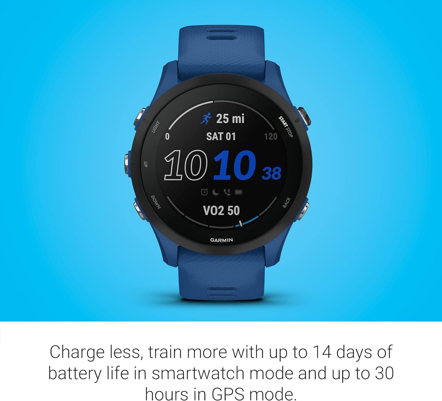 Garmin Forerunner 255 Running GPS Sports Watch - Blue