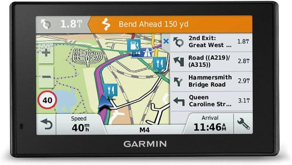 Garmin DriveSmart 51LMT-S 5 inch Sat Nav Full UK & Europe Maps Newly Overhauled