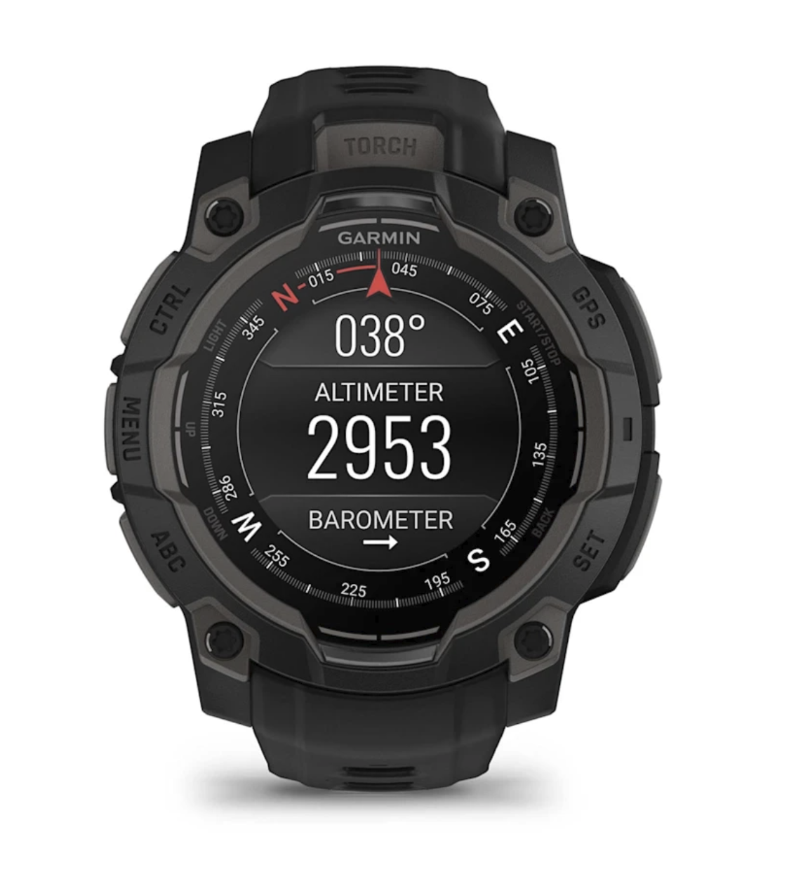 Garmin Instinct 3 Rugged GPS Sports Watch AMOLED Screen 45mm - Black