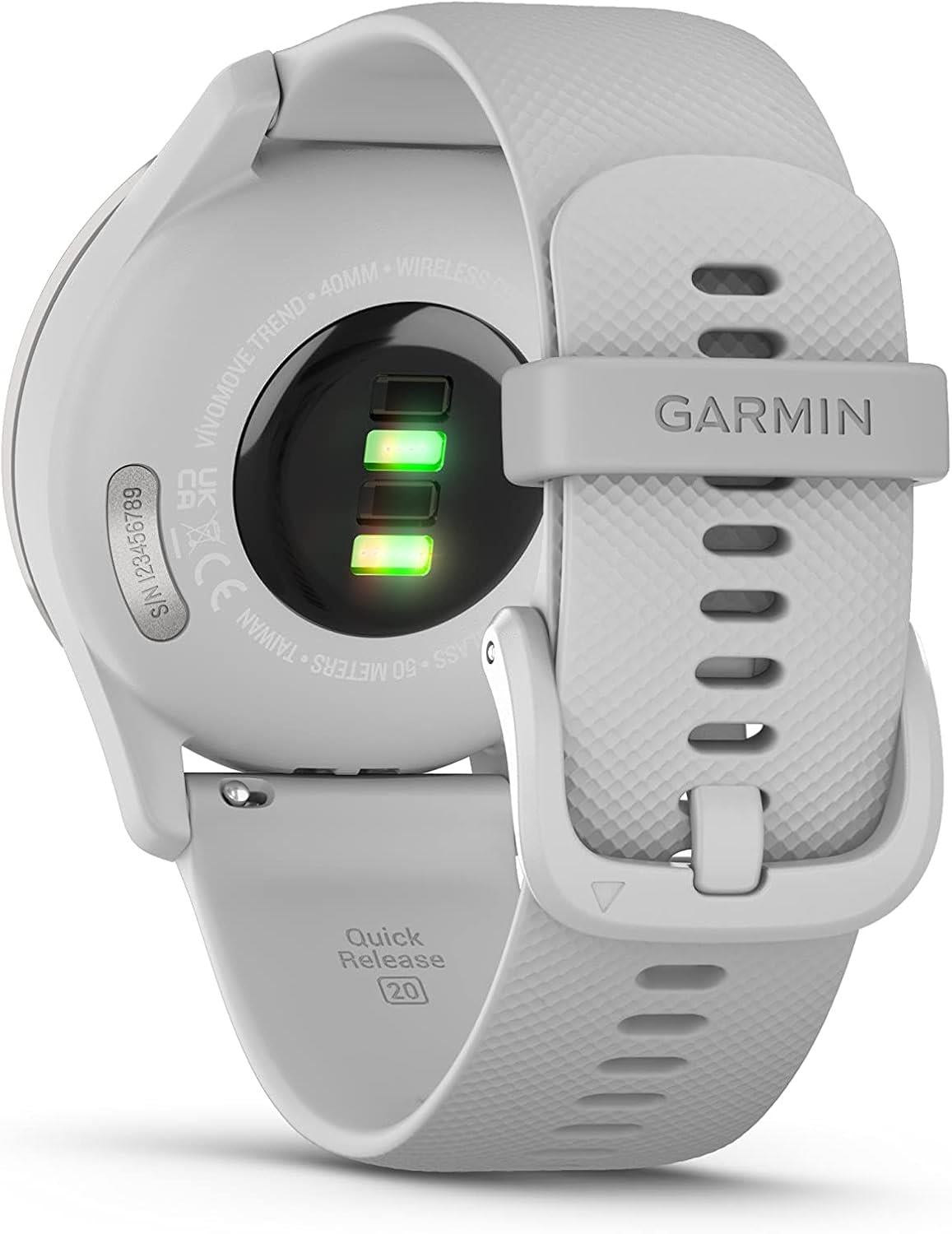 Garmin Vivomove Trend Stylish Activity Monitor Sports Watch Mist Grey Newly Overhauled