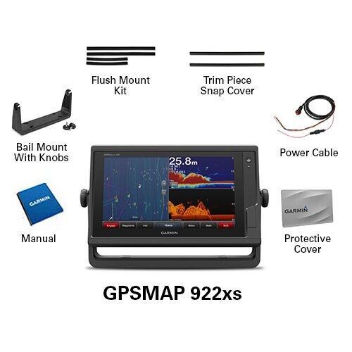 Garmin GPSMAP 922xs Chartplotter Sonar Combo with 9 inch Touchscreen Newly Overhauled