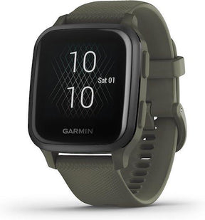 Garmin Venu Sq Music Smart Watch GPS Activity Monitor Heart Rate Moss Green