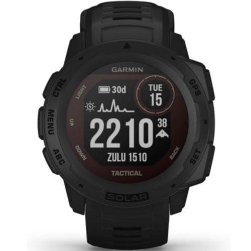 Garmin Instinct Solar Tactical Edition Rugged GPS Smart Watch - Black