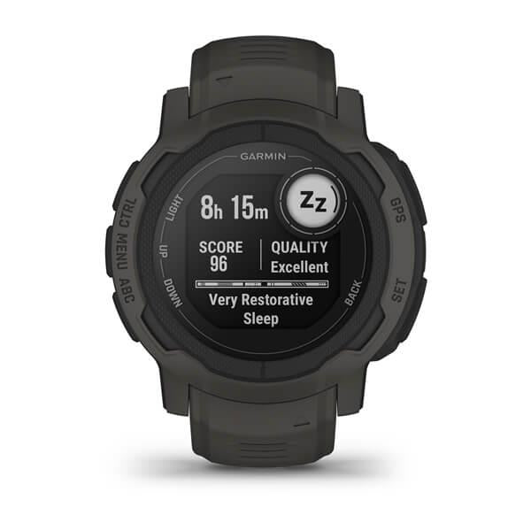 Garmin Instinct 2 Rugged GPS Smartwatch Heart Rate Monitor - Graphite