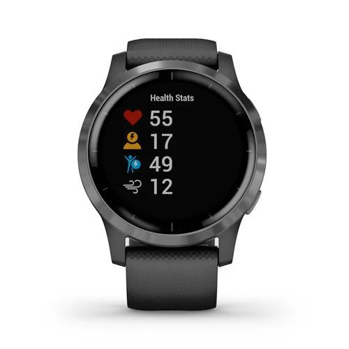 Garmin Vivoactive 4 Multisport HR GPS Sports Watch - Black Slate Newly Overhauled