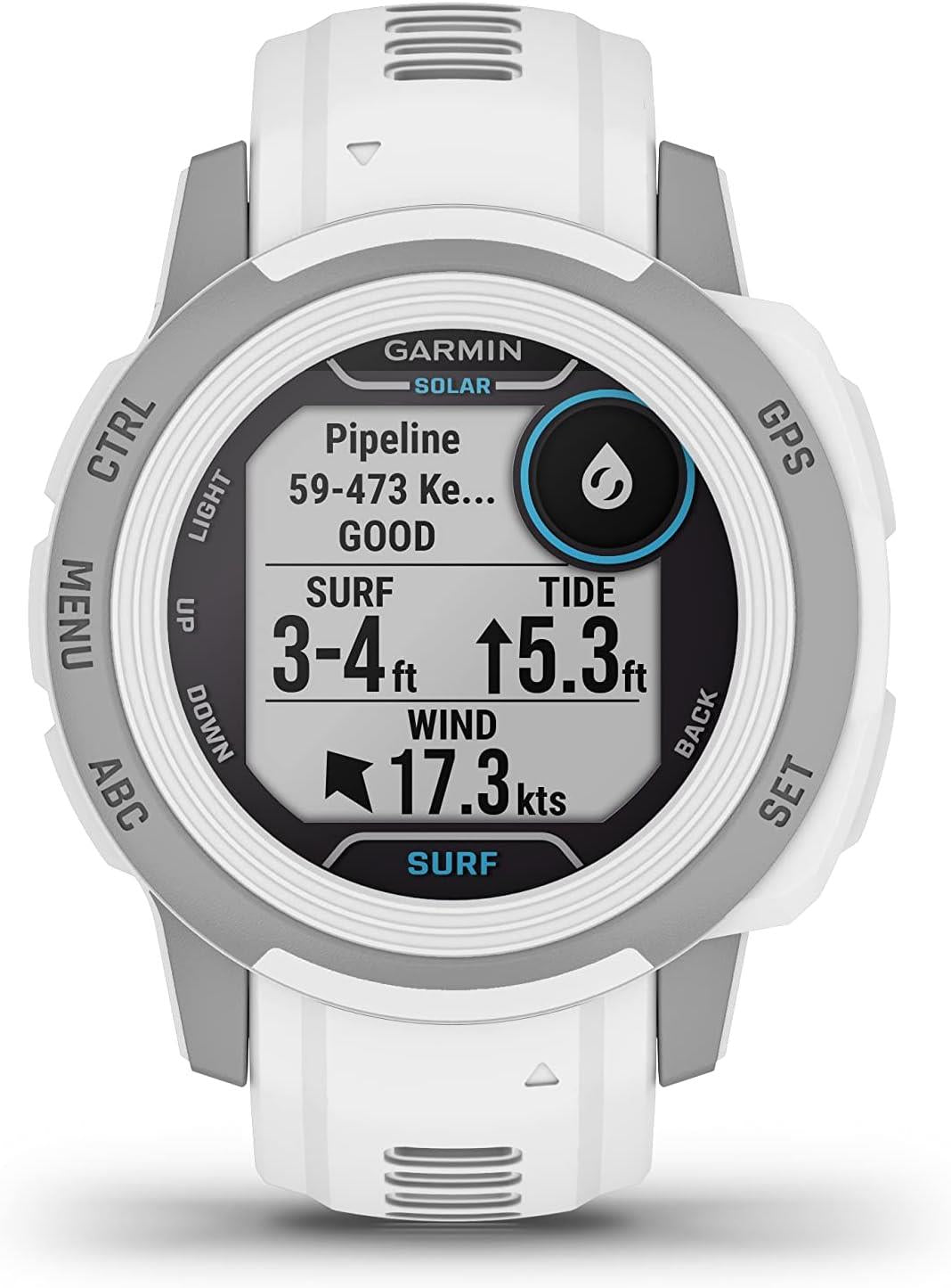 Garmin Instinct 2S Solar Surf Edition Rugged GPS HRM Watch - Ericeira