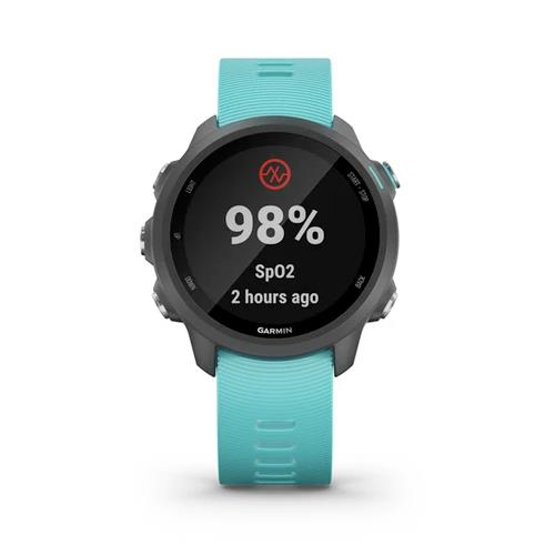 Garmin Forerunner 245 HRM Music GPS Running Watch Aqua Newly Overhauled